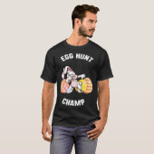 Easter Egg Hunt Champ Dabbing Bunny Candy kids  Sp T-Shirt (Vorne ganz)