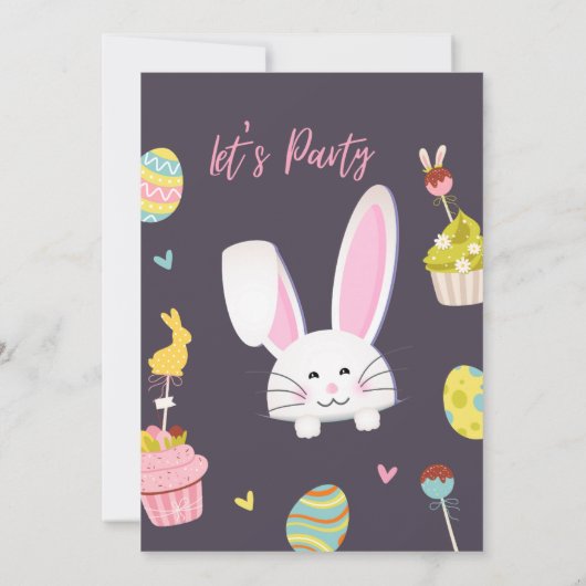 Easter Egg Hunt Einladung (Rückseite)