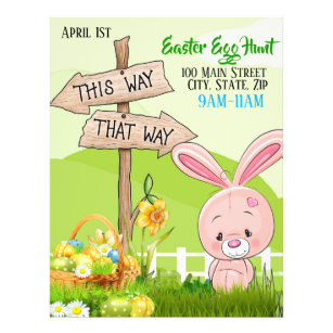 Easter Egg Hunt Event Flyer