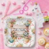 Easter Egg Hunt Party with Family Name Pappteller (Party)