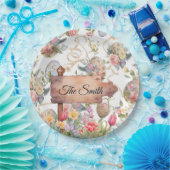 Easter Egg Hunt Party with Family Name Pappteller (Party)