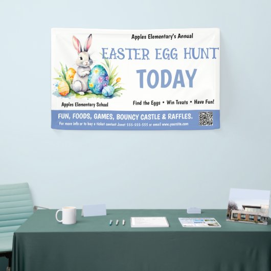 EASTER EGG HUNT PTO PTA Church Banner (Messeveranstaltung)