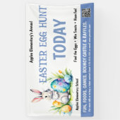 EASTER EGG HUNT PTO PTA Church Banner (Vertikal)