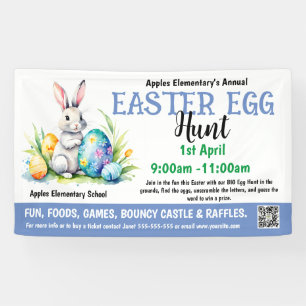 EASTER EGG HUNT PTO PTA Kirche Banner