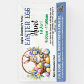 EASTER EGG HUNT PTO PTA Kirche Banner (Vertikal)