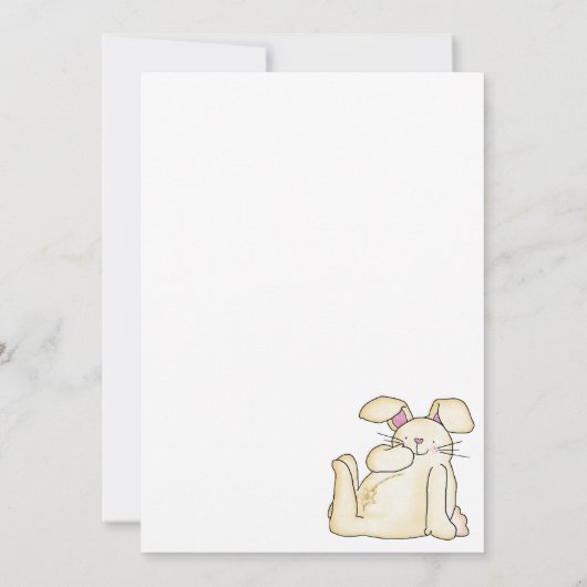 Easter Egg Hunt Spaß Einladung (Rückseite)