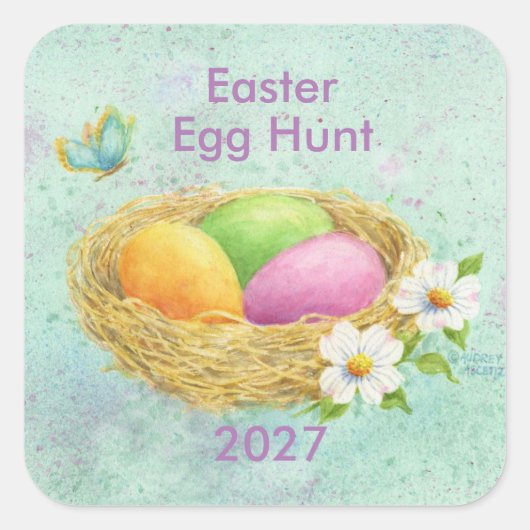 Easter Egg Hunt Stickers 2027 (Vorderseite)