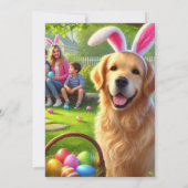 Easter Egg Hunt Urlaub Spaß Einladung (Rückseite)