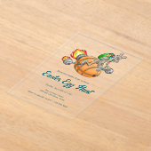 Easter Egg Hunt with Rocket Bunny Acryleinladungen (Ablage )