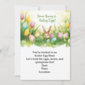 Easter egg hunting einladung (Vorderseite)