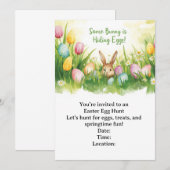 Easter egg hunting einladung (Vorne/Hinten)