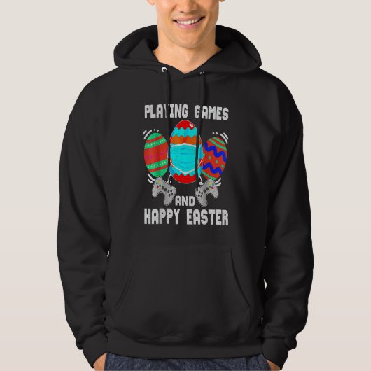 Easter Egg in Mask for Women Playing Gaming Hoodie (Vorderseite)