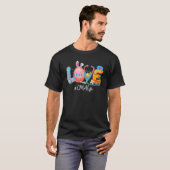 Easter Egg LOVE Medical Assistant Bunny Easter Chr T-Shirt (Vorne ganz)