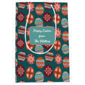 Easter Egg Pattern Medium Gift Bag Mittlere Geschenktüte (Vorderseite)