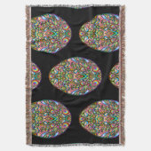 Easter Egg Psychedelic Design Kids Organic T-Shirt Decke (Vorderseite Vertikal)