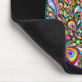 Easter Egg Psychedelic Design Kids Organic T-Shirt Mousepad (Ecke)