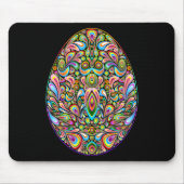 Easter Egg Psychedelic Design Kids Organic T-Shirt Mousepad (Vorne)