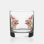 Easter Egg Psychedelic Design Kids Organic T-Shirt Whiskyglas (Rechts)
