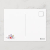 Easter egg silver with photo postkarte (Rückseite)