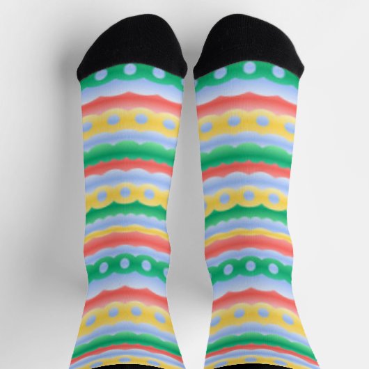 Easter Egg Socks Festive Easter Socks Customize Socken (Oben)