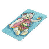 EASTER EGG TEDDDDY BEAR MAGNET Grosses Rechteck (Linke Seite)