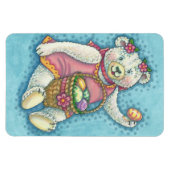 EASTER EGG TEDDDDY BEAR MAGNET Grosses Rechteck (Horizontal)