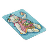 EASTER EGG TEDDDDY BEAR MAGNET Rectangle (Rechte Seite)