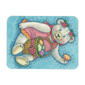 EASTER EGG TEDDDDY BEAR MAGNET Rectangle (Horizontal)