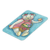 EASTER EGG TEDDDDY BEAR MAGNET Rectangle (Linke Seite)