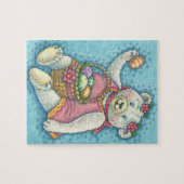 EASTER EGG TEDDY BEAR URLAUB PUZZLE (Horizontal)