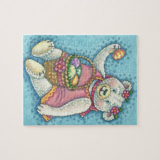 EASTER EGG TEDDY BEAR URLAUB PUZZLE (Horizontal)