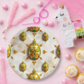 EASTER EGGS 3D ~ Decorated~ Pappteller (Party)