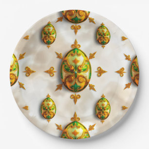 EASTER EGGS 3D ~ Decorated~ Pappteller