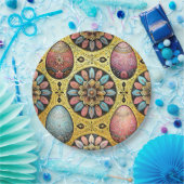 EASTER EGGS 3D ~ Decorated~ Pappteller (Party)