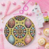 EASTER EGGS 3D ~ Decorated~ Pappteller (Party)