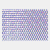 Easter Eggs Bunnies & Carrots Easter Patterns Geschenkpapier Set (Vorderseite 3)