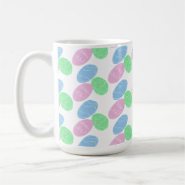 Easter Eggs Doodles  Kaffeetasse