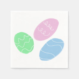 Easter Eggs Doodles  Serviette