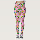 EASTER EGGS ~ Green Yellow 3D ~  Leggings (Vorderseite)