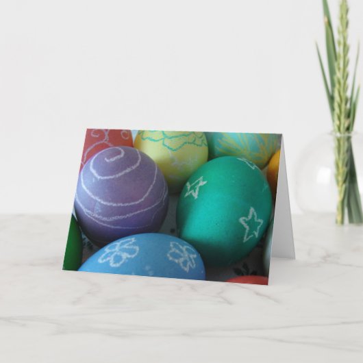 Easter Eggs - Greeting Card Feiertagskarte (Vorderseite)