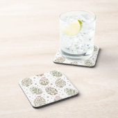 Easter eggs in folk art style getränkeuntersetzer (Rechte Seite)