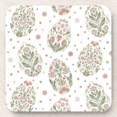 Easter eggs in folk art style getränkeuntersetzer (Vorderseite)