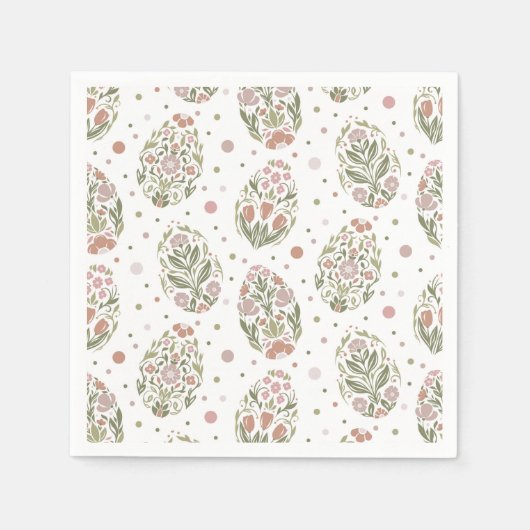 Easter eggs in folk art style serviette (Vorderseite)