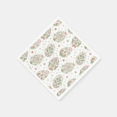 Easter eggs in folk art style serviette (Ecke)