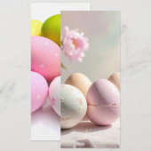 easter eggs menükarte (Vorne/Hinten)