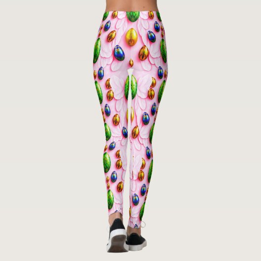 EASTER EGGS ~ Multicolored 3D ~  Leggings (Rückseite)