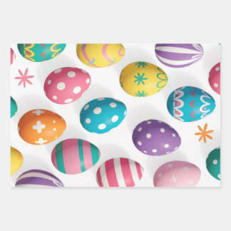 Easter Eggs Photo Geschenkpapier Set
