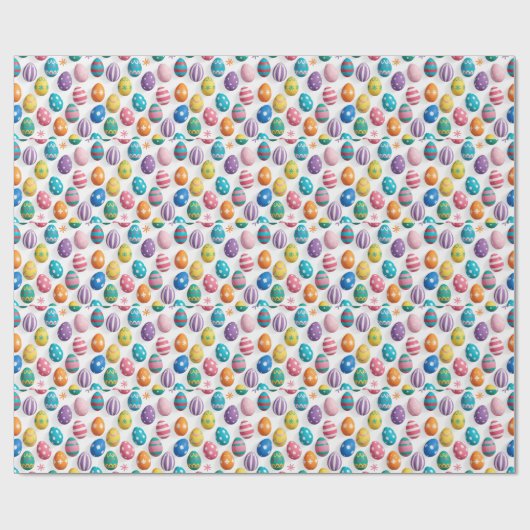 Easter Eggs Photo Pattern  Geschenkpapier (Flach)