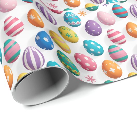 Easter Eggs Photo Pattern  Geschenkpapier (Rolleneckpunkt)