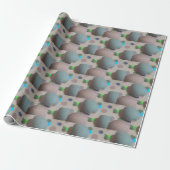 Easter Eggs Wrapping Paper Geschenkpapier (Ungerollt)